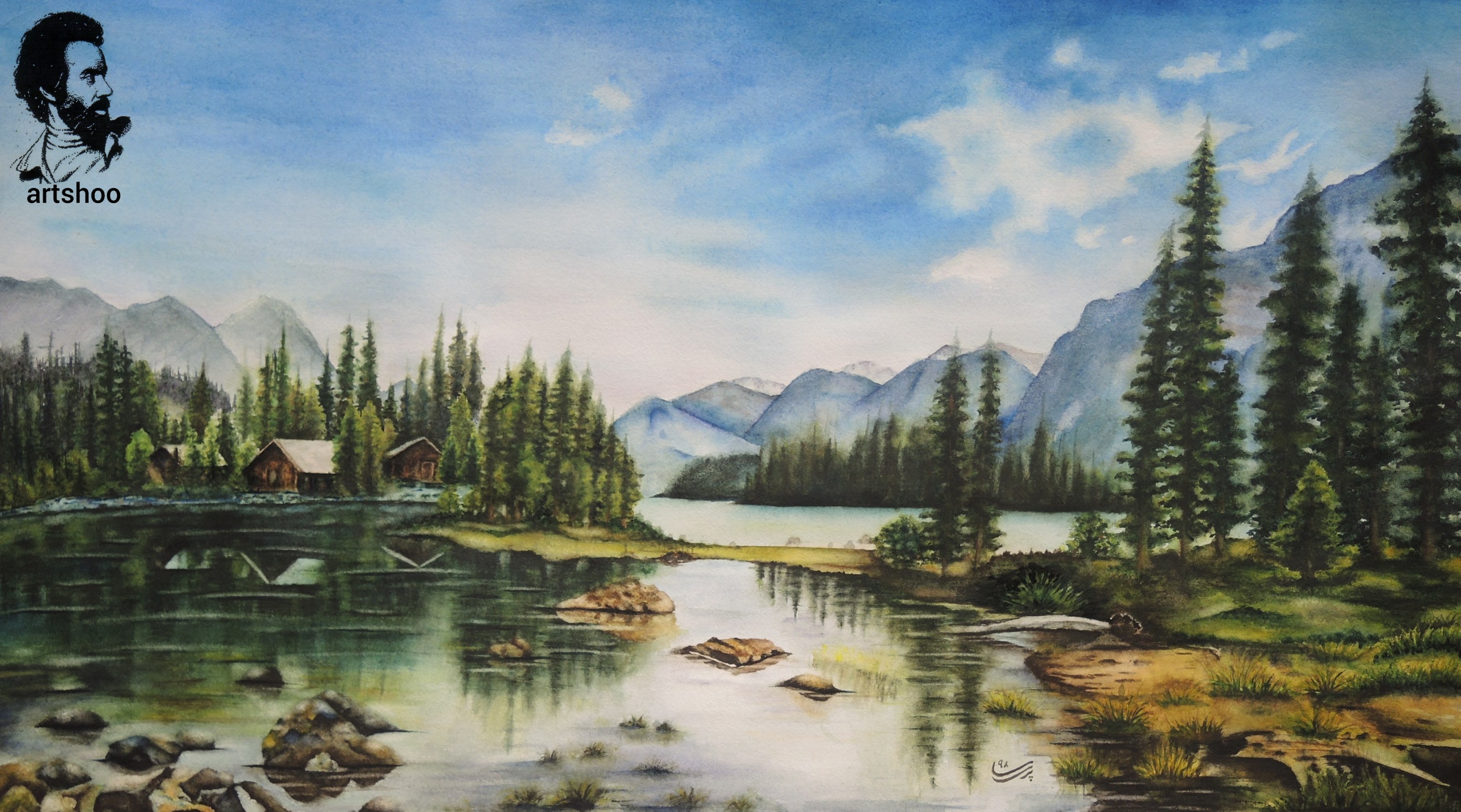 نقاشی آبرنگ